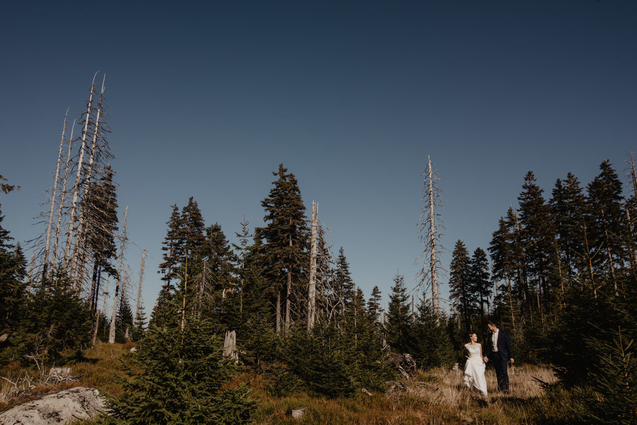 sesja slubna w karkonoszach