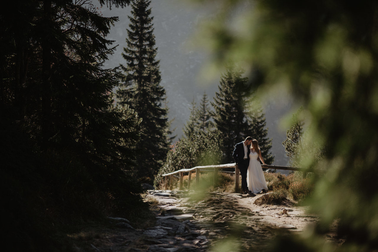 sesja slubna w karkonoszach