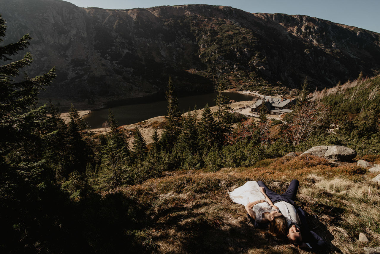 sesja slubna w karkonoszach