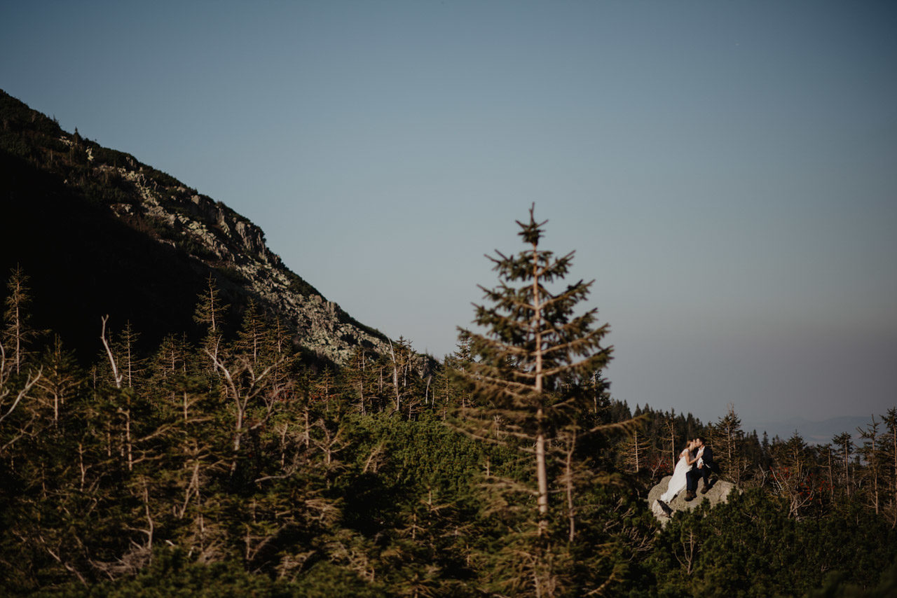 sesja slubna w gorach