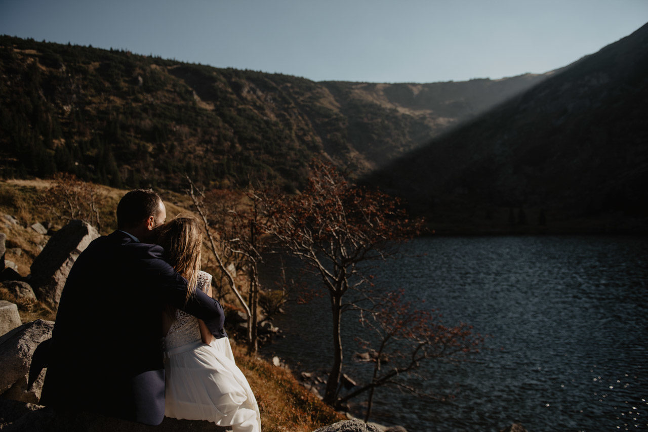 sesja slubna w gorach