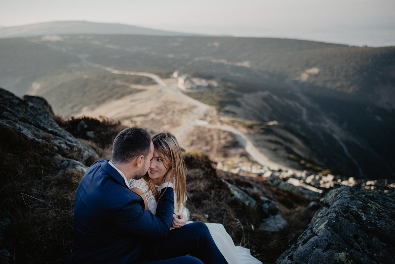 plener slubny w gorach