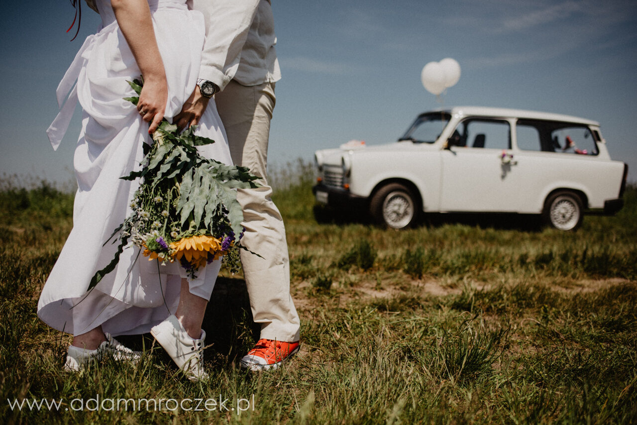 sesja ślubna nad morzem
