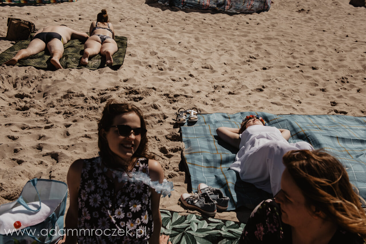 bałtyk, plaża, plażowicze