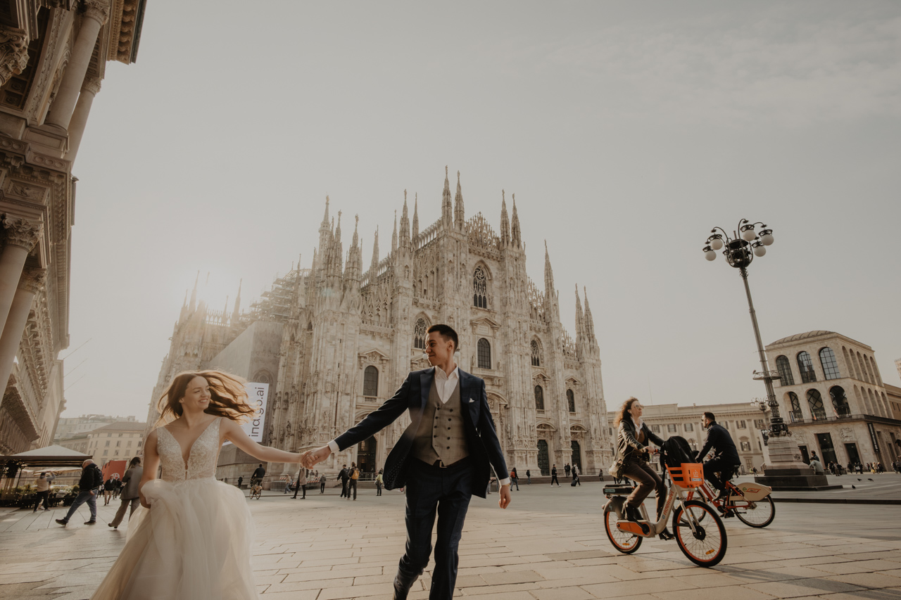 zdjęcia ślubne w mediolanie
