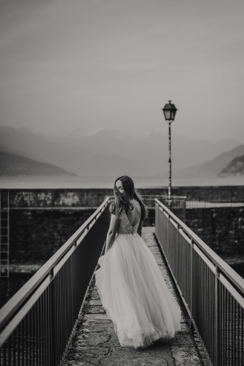 jezioro como zdjęcia ślubne