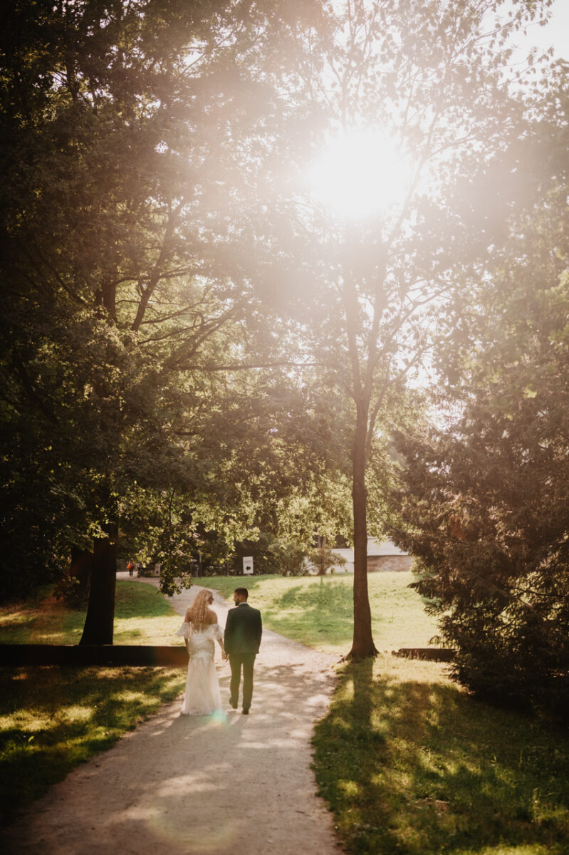 miejska sesja ślubna