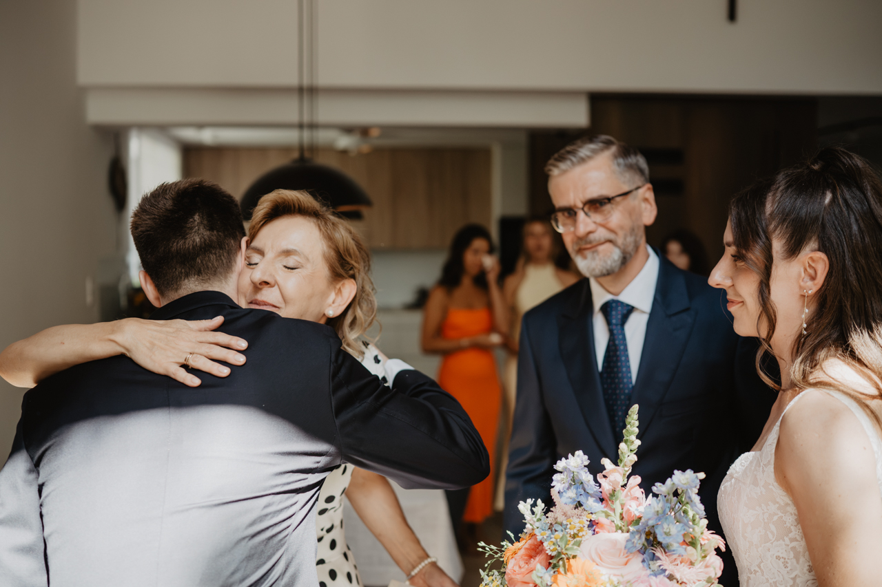 przygotowania pary młodej